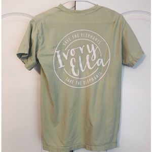 Ivory Ella Light Green T shirt